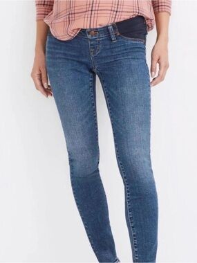 Madewell Blue Maternity Skinny Jeans